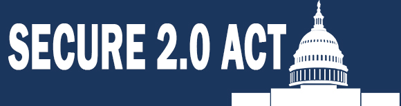 A flat single-color graphic of the United States Capitol building dome is on the right with large text saying Secure 2 point oh act on the left.